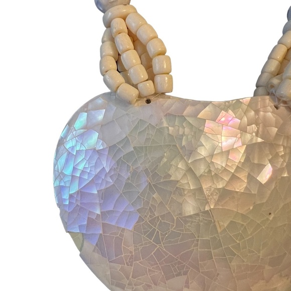 Vintage Beaded Jeweled Bib Collar  Necklace w/ Large Pendant - Picture 3 of 9